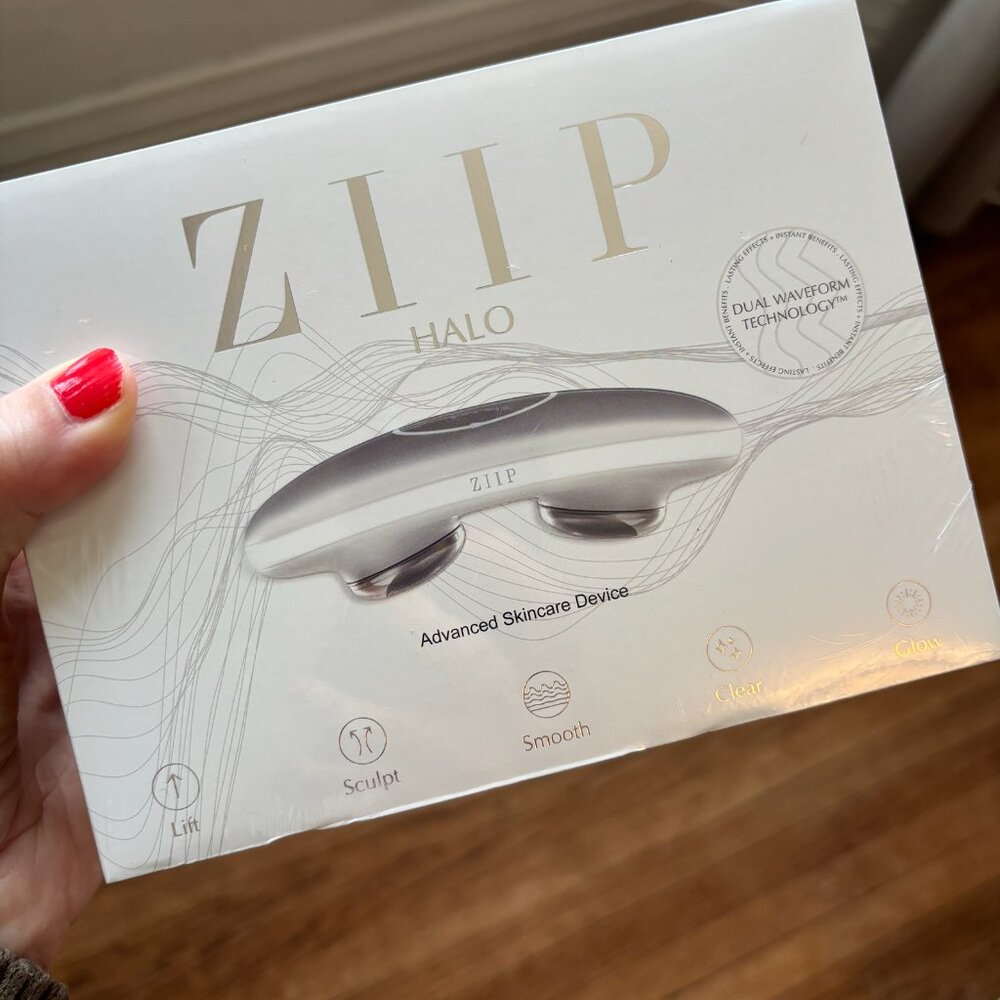 Ziip Halo Microcurrent Skincare Device Brand New In Box